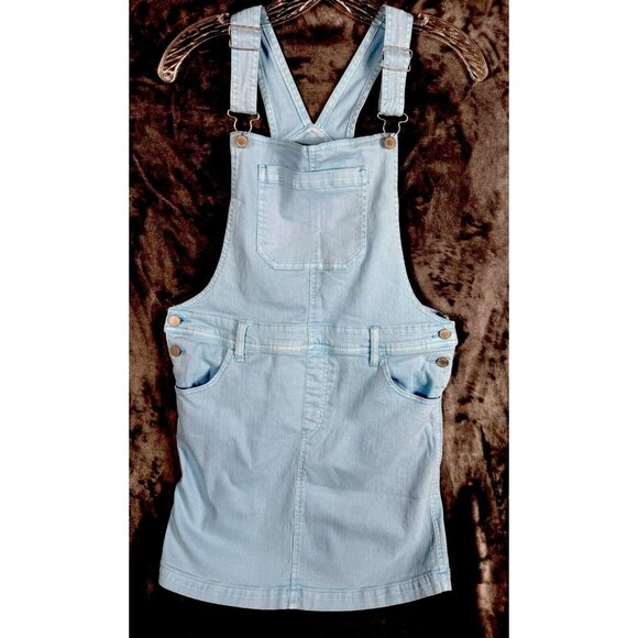 Art Class Women’s Denim Overalls 2X Large Size 18 Stretch Pastal Blue - Picture 1 of 16